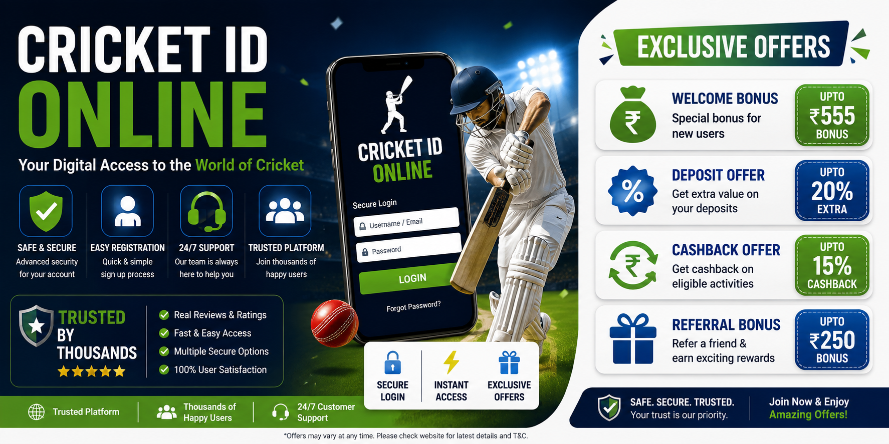Cricket ID Online 2026: New Offers, Features & Safety Guide