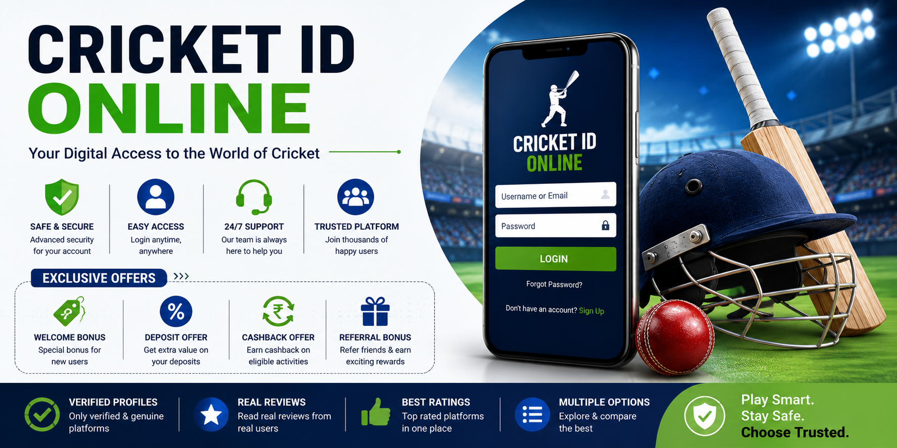 Cricket ID Online: 2026 Guide to Trusted Platforms & Offers